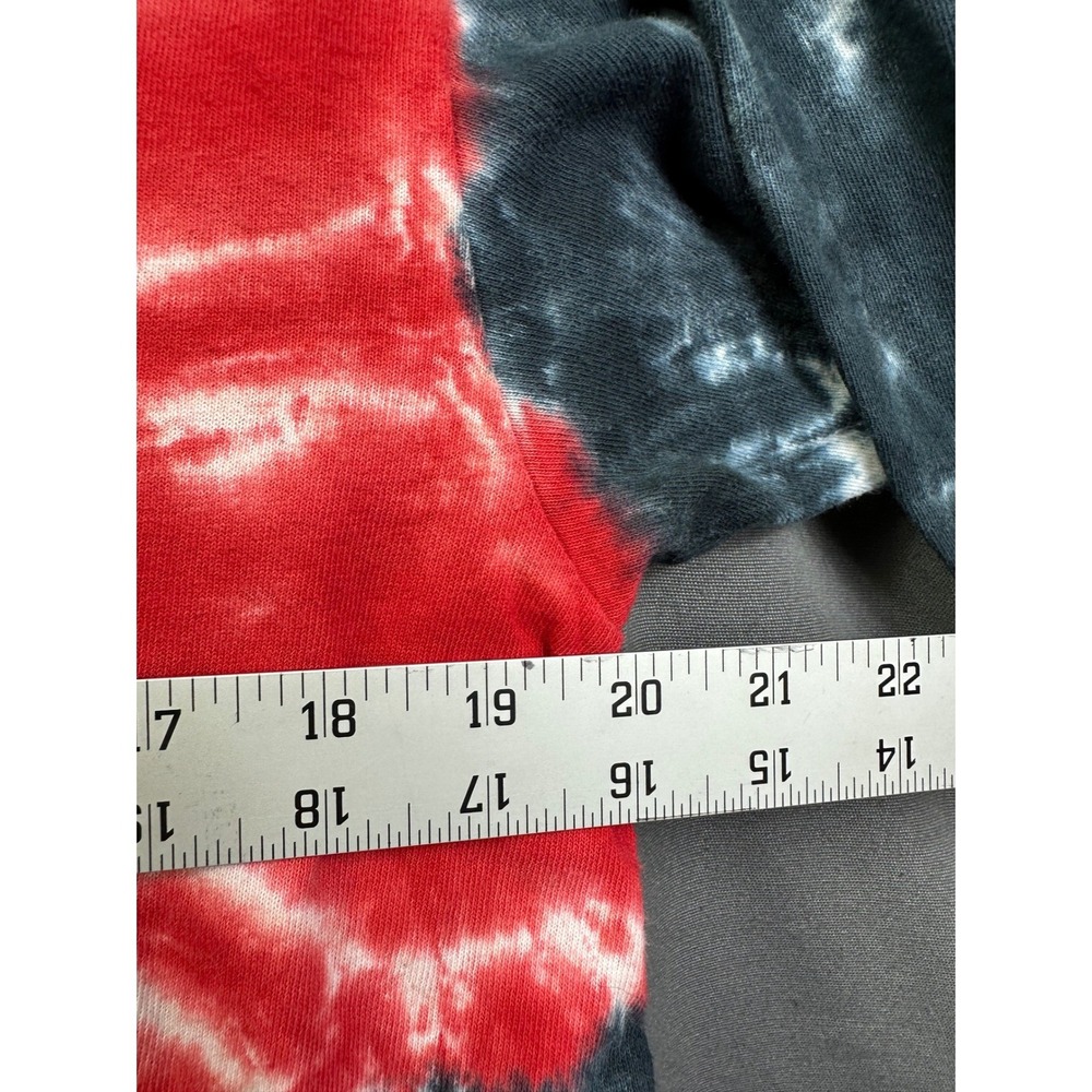 Simply Southern Christmas Dog Tie Dye Long Sleeve Shirt Red Black Large - Picture 5 of 11